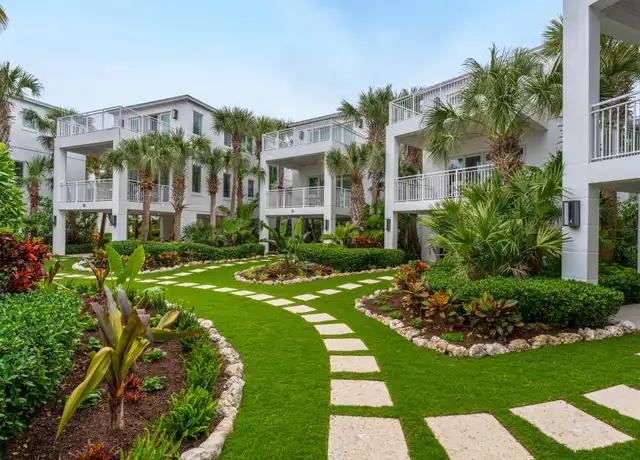 Pristine landscaping and residential units