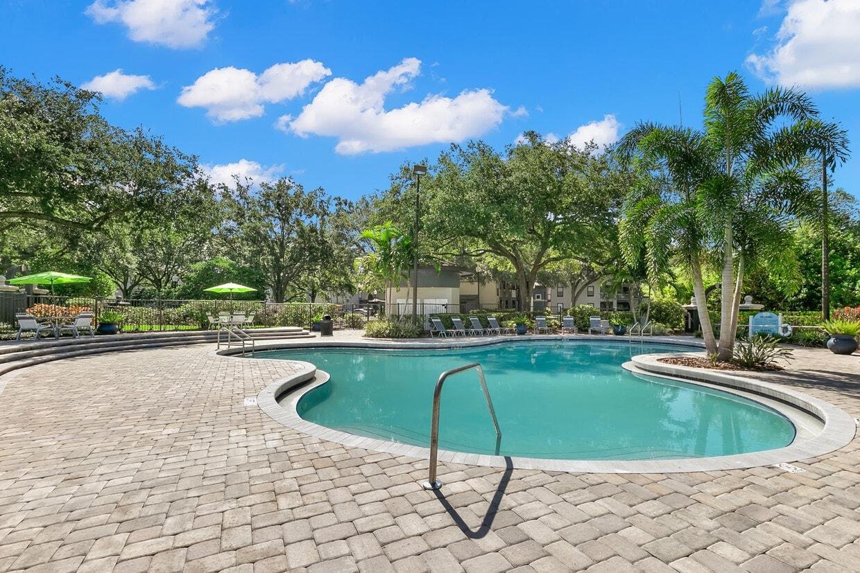 Resort-style community pool and sun deck